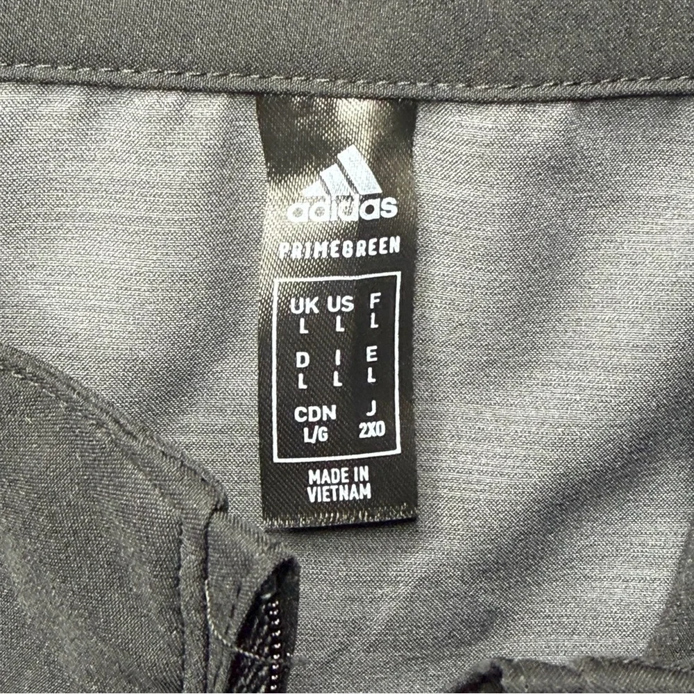 Adidas PrimeGreen Golf windbreaker pullover